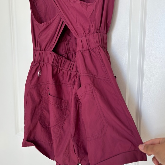 Free People Noiseless Back On Trek Shortsie Pink Size XS - Picture 12 of 15
